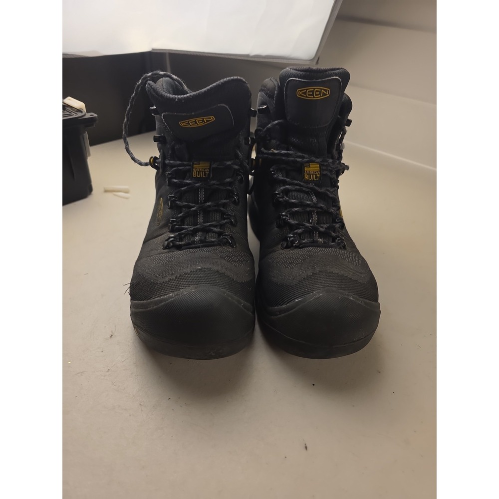 KEEN Utility Mens Steel Toe Waterproof Slip Resistant Metatomical Work Boot 10